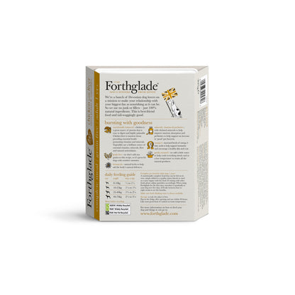 Forthglade Complete Adult Chicken Liver Sweet Potato Rice Veg Grain Free Wet Dog Food 395g