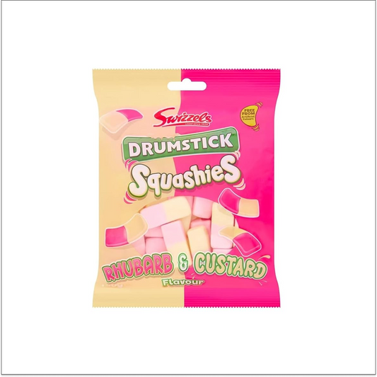 Swizzel Drumstick Squashies With Rhubarb & Custard Flavour