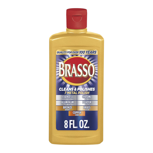 BRASSO Metal Cleans & Polishes Cream 8 oz