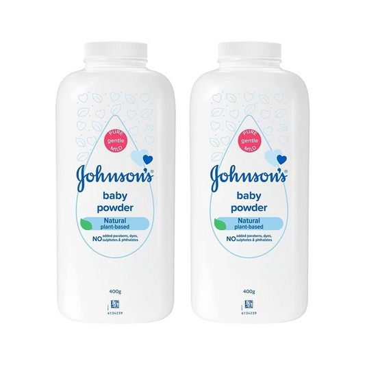 Johnson & Johnson Johnson's Baby Powder 400 g (Pack of 2)