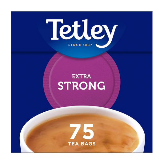Tetley Extra Strong 75 Tea Bags 237 g