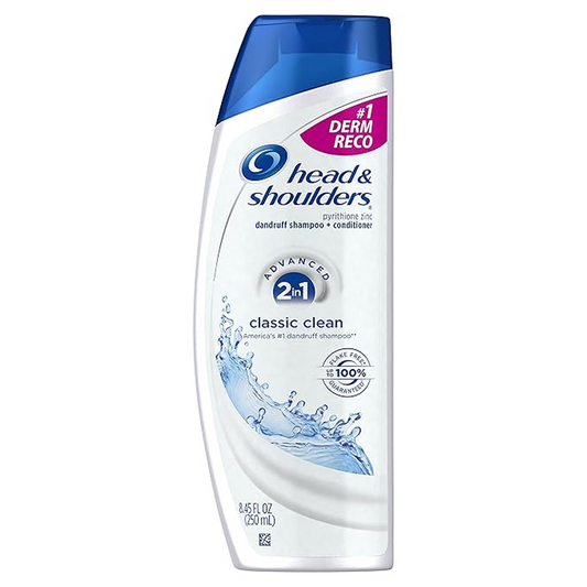 Head & Shoulders Classic Clean 2-in-1 Anti-Dandruff Shampoo + Conditioner 250 ml