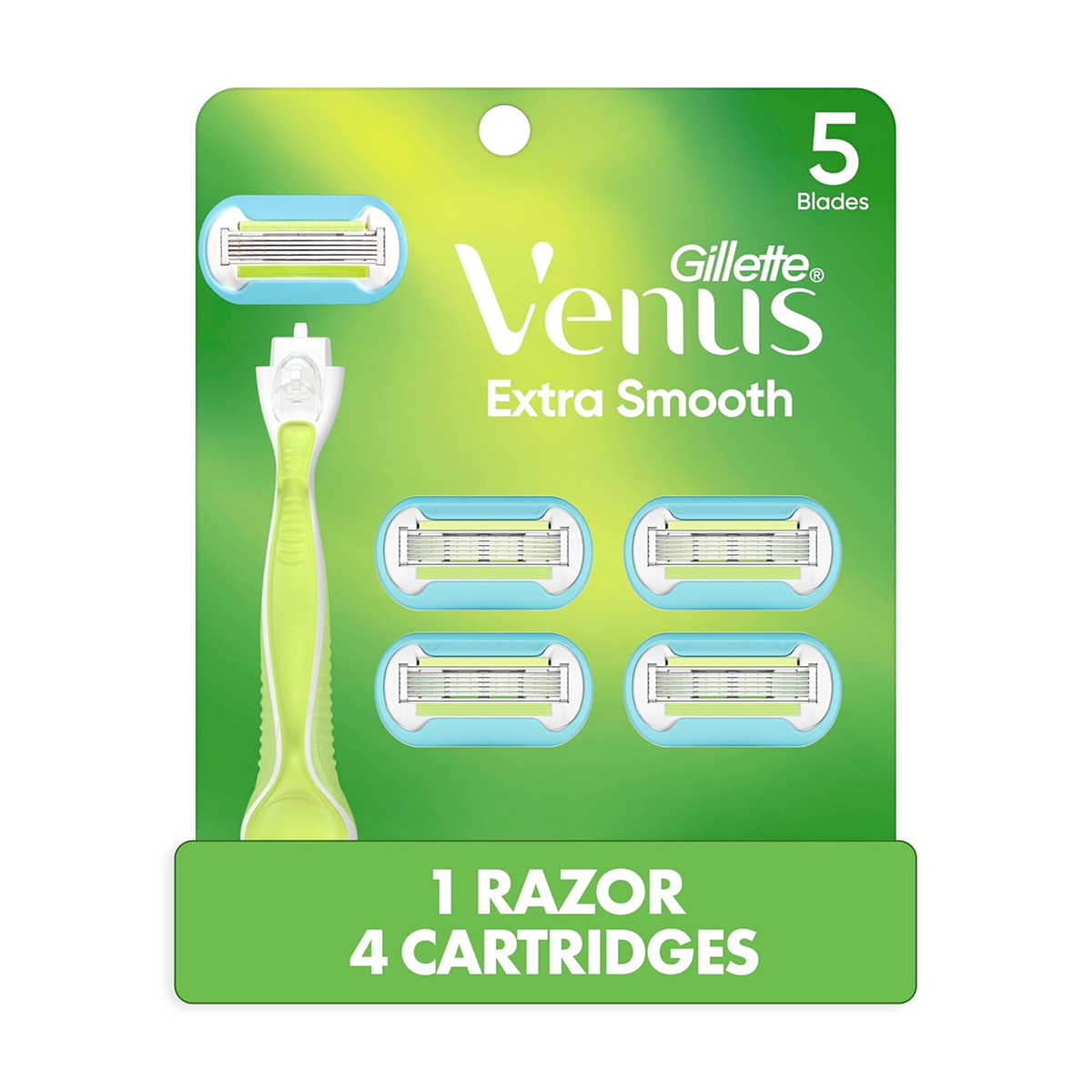Gillette Venus Extra Smooth 1 Razor & 4 Cartridges
