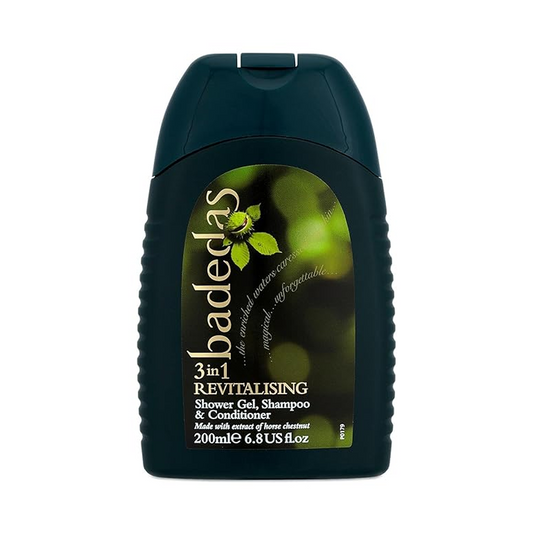 Badedas Revitalising Shower Gel & Shampoo & Conditioner with Extract of Horse Chestnut 200 ml