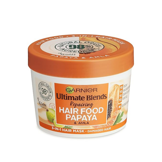 Garnier Ultimate Blends Repairing Hair Food Papaya 3-in-1  Hair Mask 390 ml