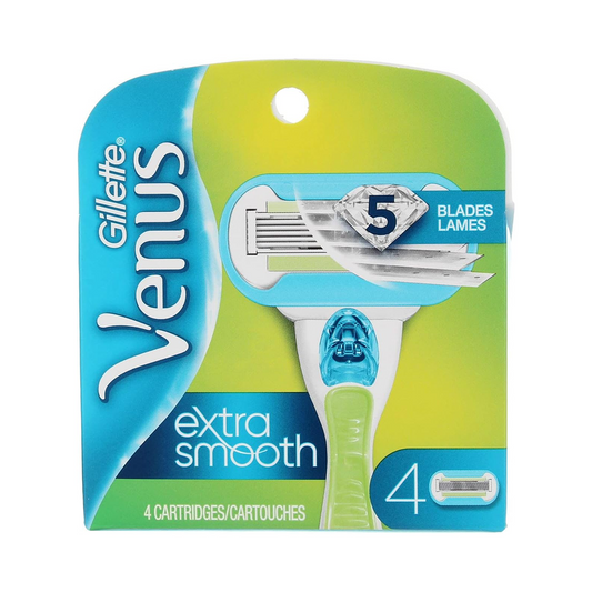 Gillette Venus Extra Smooth 4 Refill Cartridges (Pack of 2)
