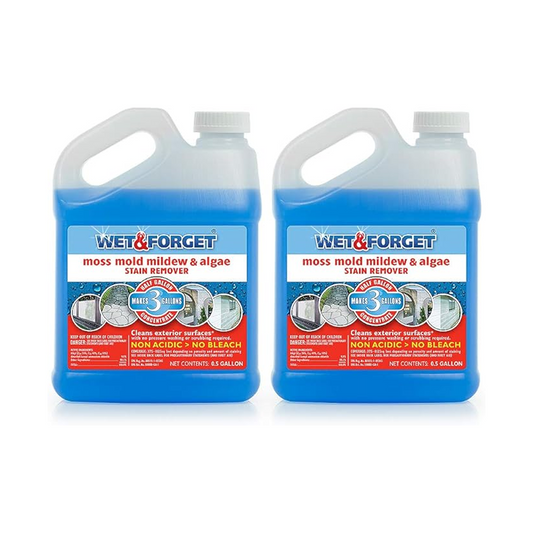 Wet & Forget Moss Mold Mildew & Algae Stain Remover 1.9 L (Pack of 2)