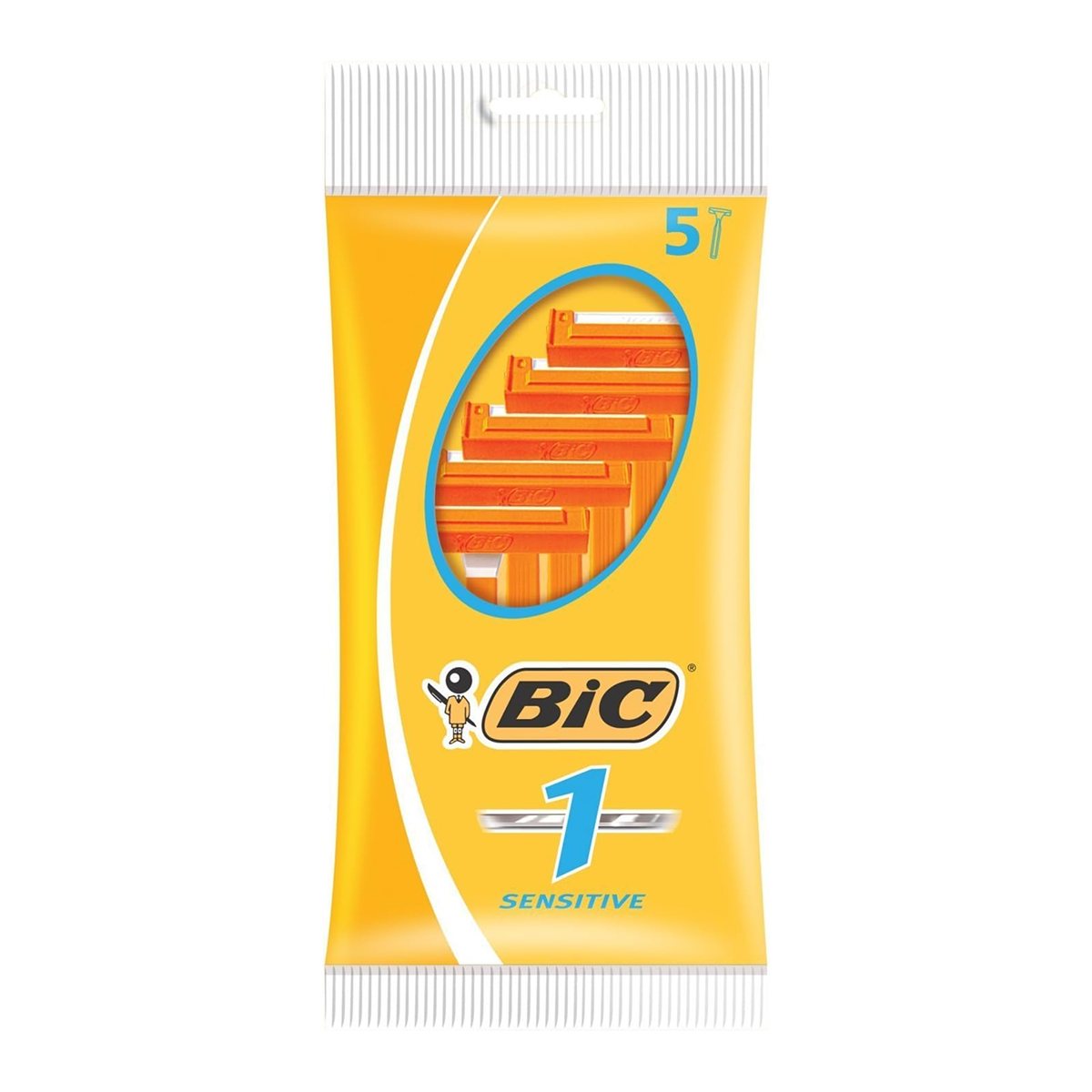 BIC Men 1 Sensitive 5 Disposable Razors