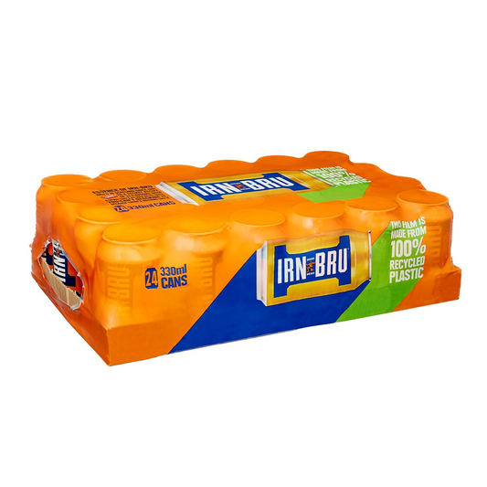 IRN-BRU Barr Soft Drink 330 ml (24 Cans)