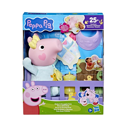 Peppa Pig Oinks + Snuggles Baby Evie Interactive Baby Doll