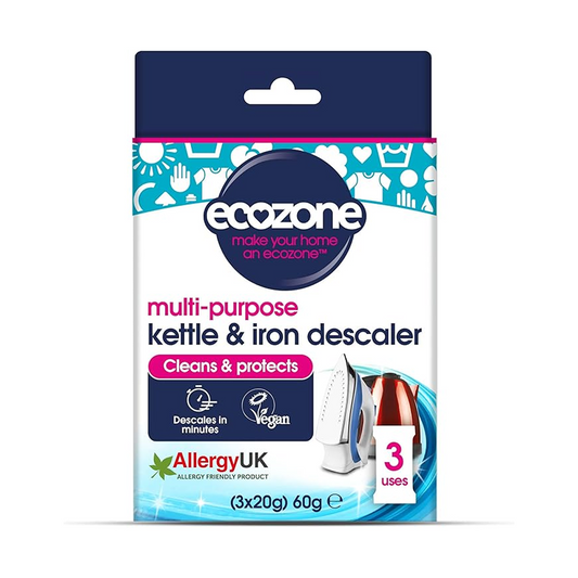 Ecozone Kettle & Iron Descaler 3 × 20 g