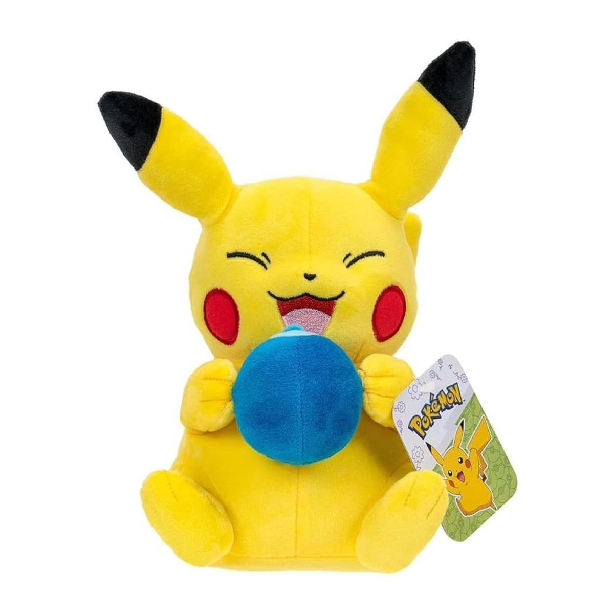 Pokémon Pikachu with Blue Oran Berry Plush Soft Toy