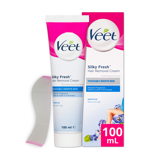 Veet Silky Fresh Hair Removal Cream for Sensitive Skin 100 ml