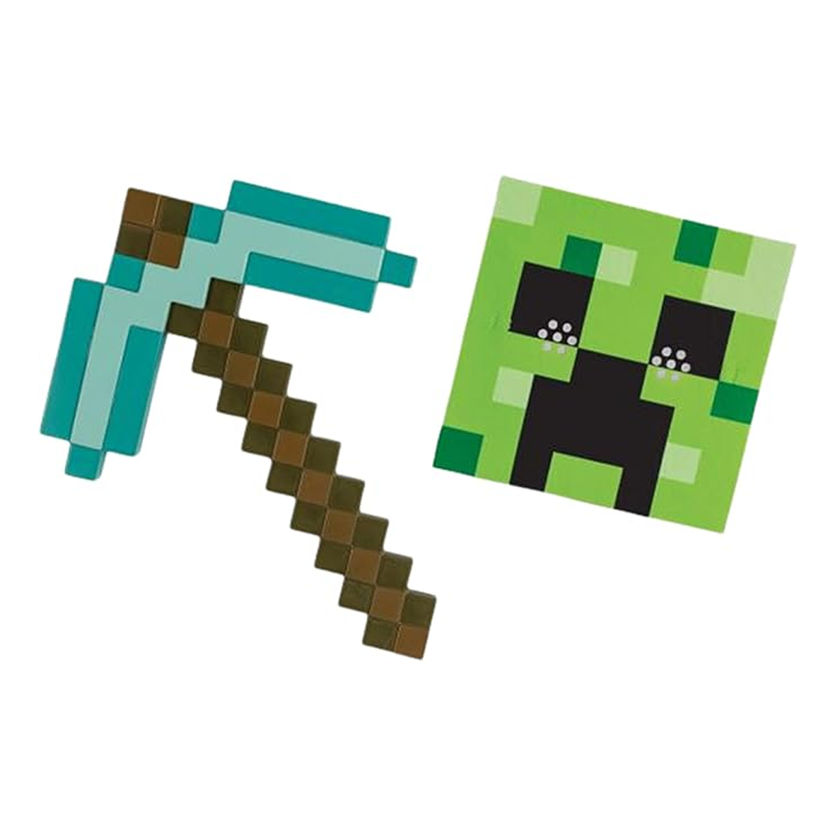 Minecraft Disguise Pickaxe & Mask Costume Set