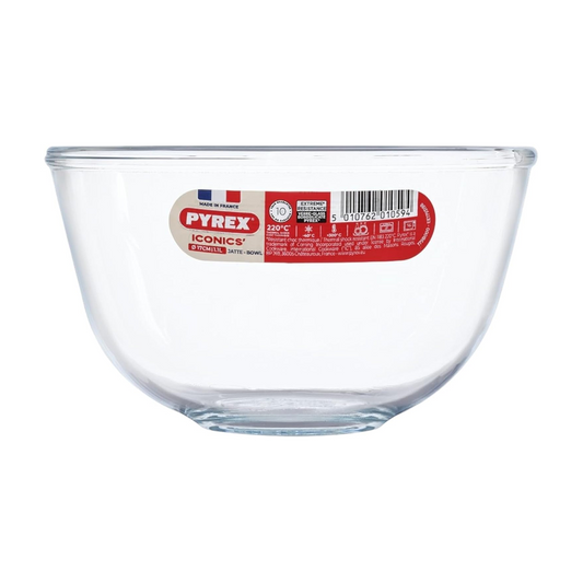 Pyrex Classic Glass Round Bowl 1 L 17 cm