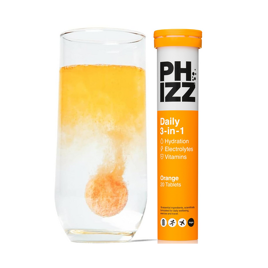 Phizz Daily 3 in 1 Electrolytes Multivitamin & Hydration 20 Tablets