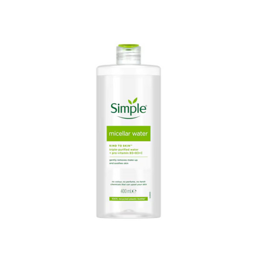 Simple micellar water kind to skin