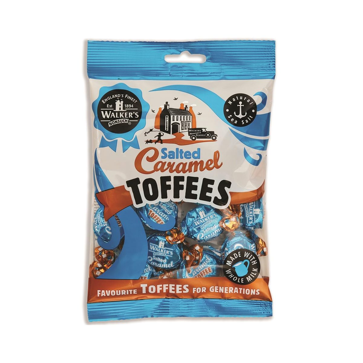 Walkers Nonsuch Salted Caramel Toffees 150 g