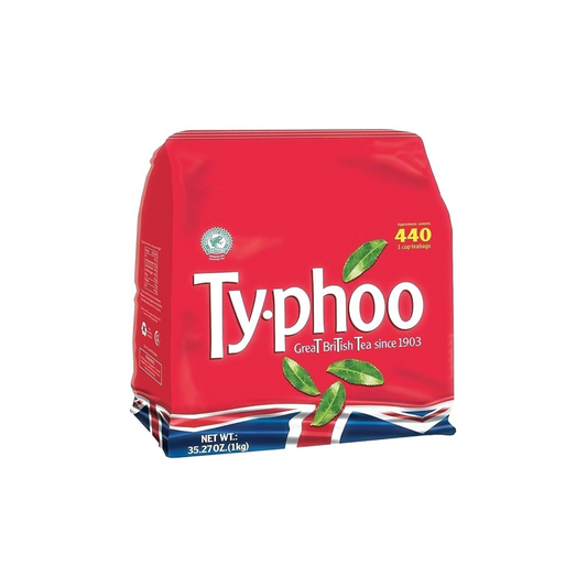 Typhoo black tea bags 1 pack x 440 teabags, 1 kg