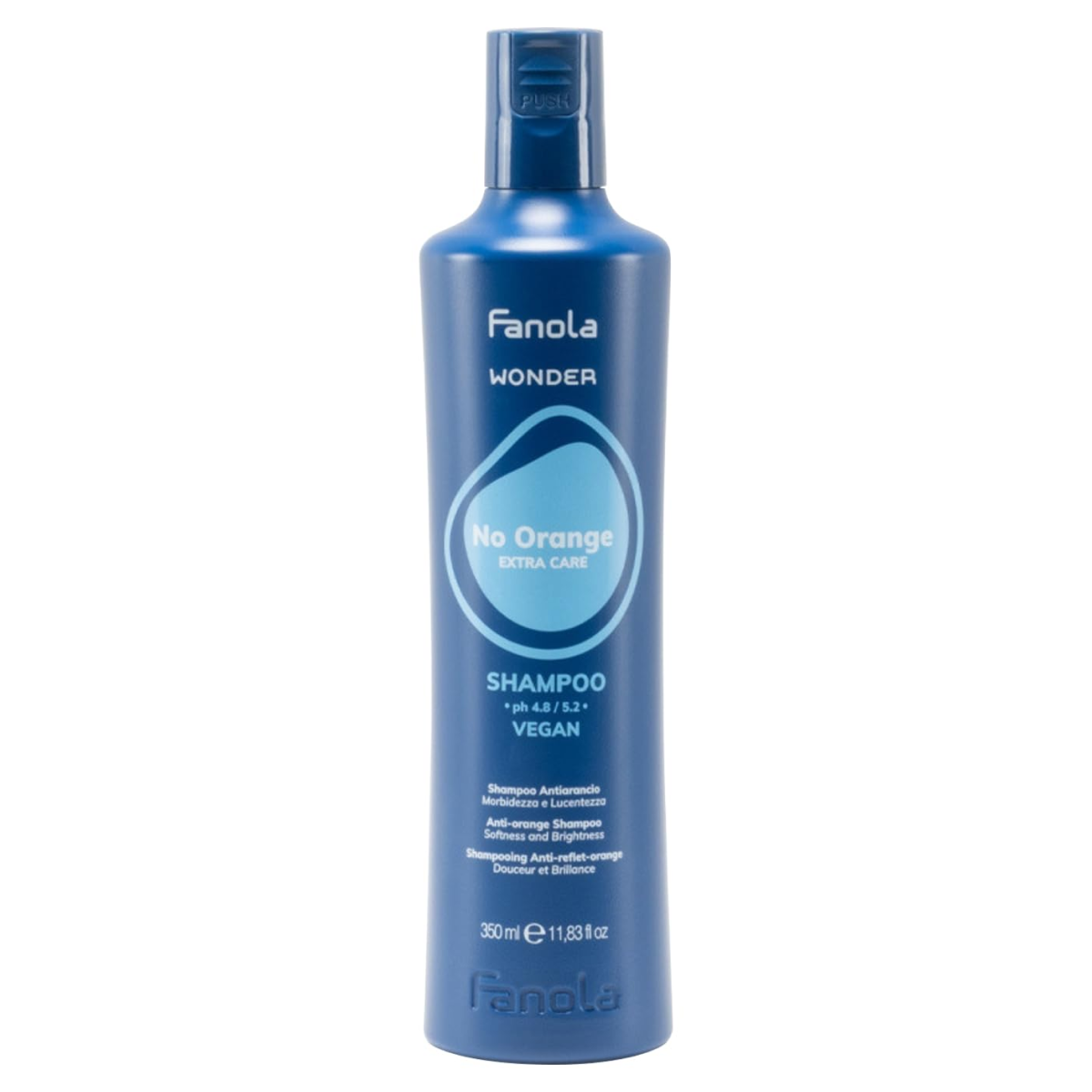 Fanola Wonder No Orange Shampoo Blue 11.83 oz (350ml)
