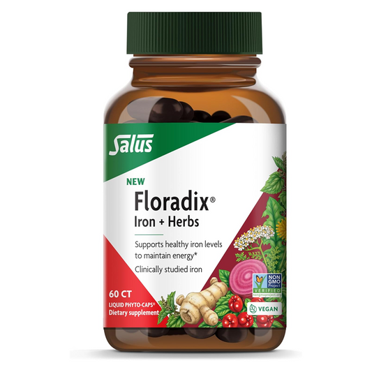 Floradix Iron + Herbs 60 Liquid Phyto-Caps