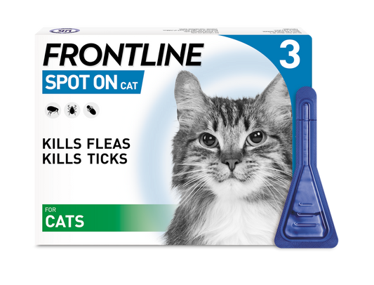 Frontline Spot On Flea & Tick Treatment Cat - 3 pack