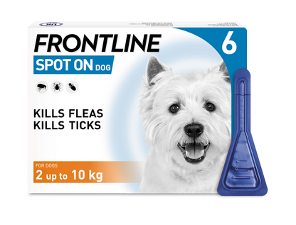 Frontline Spot On Flea & Tick Treatment Small Dog (2-10kg) - 6 pack