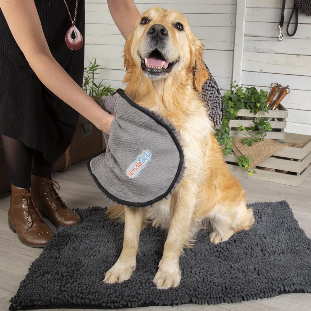 Scruffs Noodle Drying Dog Towel Grey