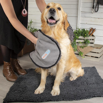 Scruffs Noodle Drying Dog Towel Grey