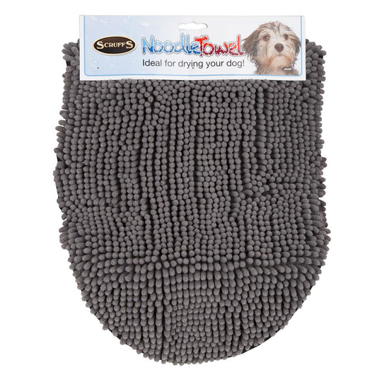 Scruffs Noodle Drying Dog Towel Grey