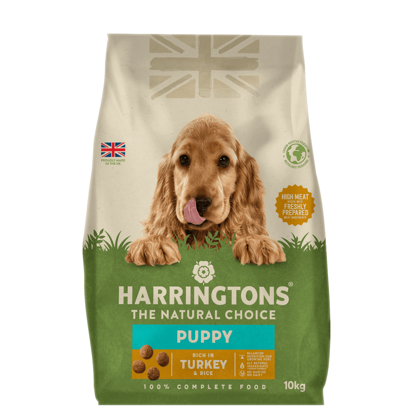Harringtons Rich in Turkey & Rice Dry Puppy Food 10kg