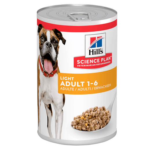 [Clearance Sale] Hill's Science Plan Adult Light Medium Wet Dog Food 12 x 370g