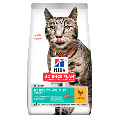 Hill's Science Plan Adult Perfect Weight with Chicken Dry Cat Food