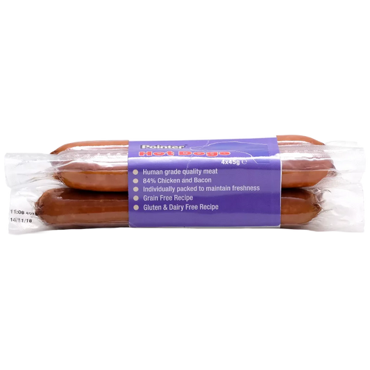 [Clearance Sale] Pointer Grain Free Hot Dogs Treat Pack 180g