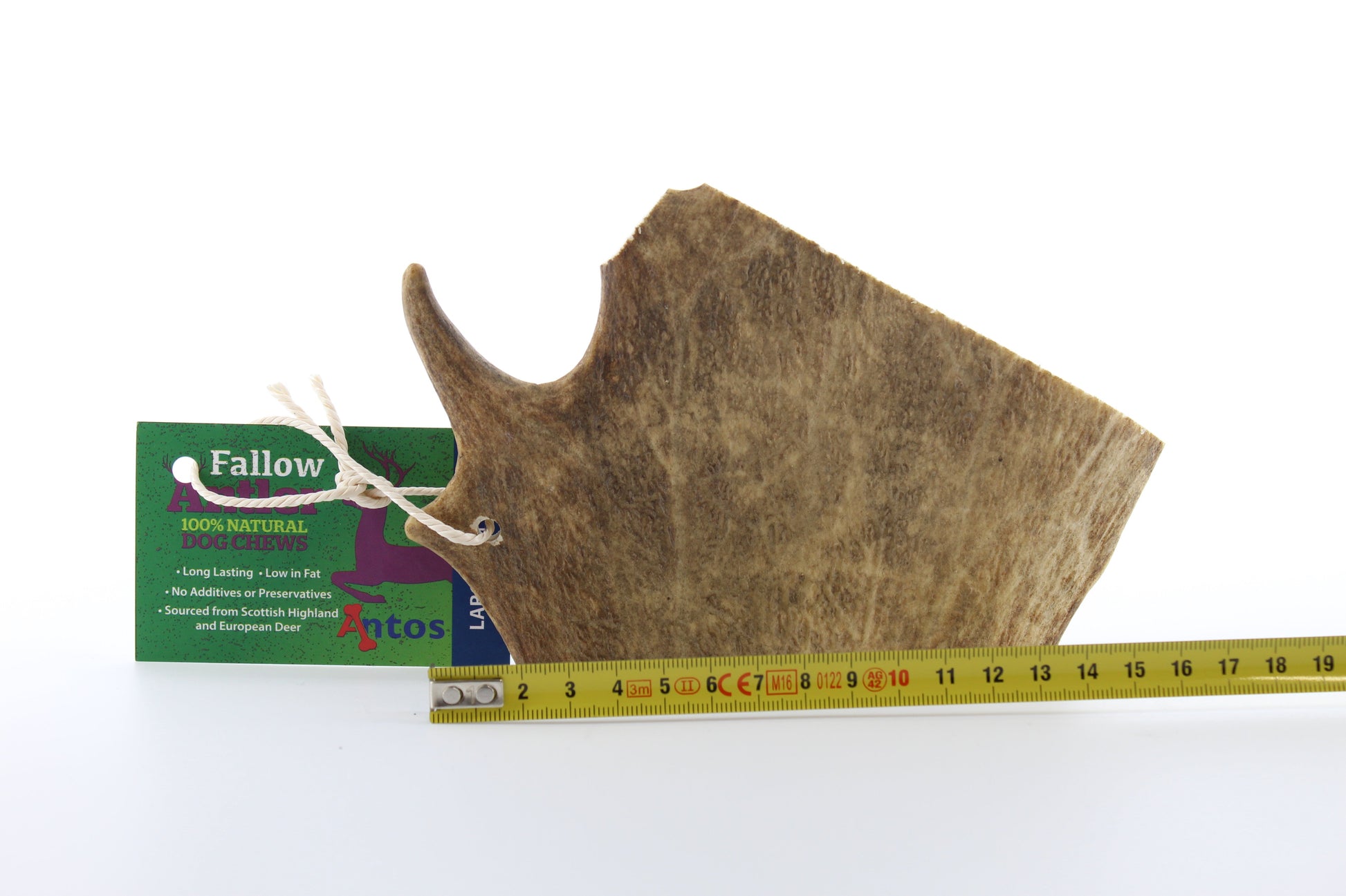 Antos Antler Fallow Dog Chew Large min 150g - 1