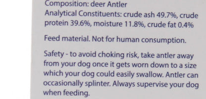 Antos Antler Fallow Dog Chew Large min 150g - 2