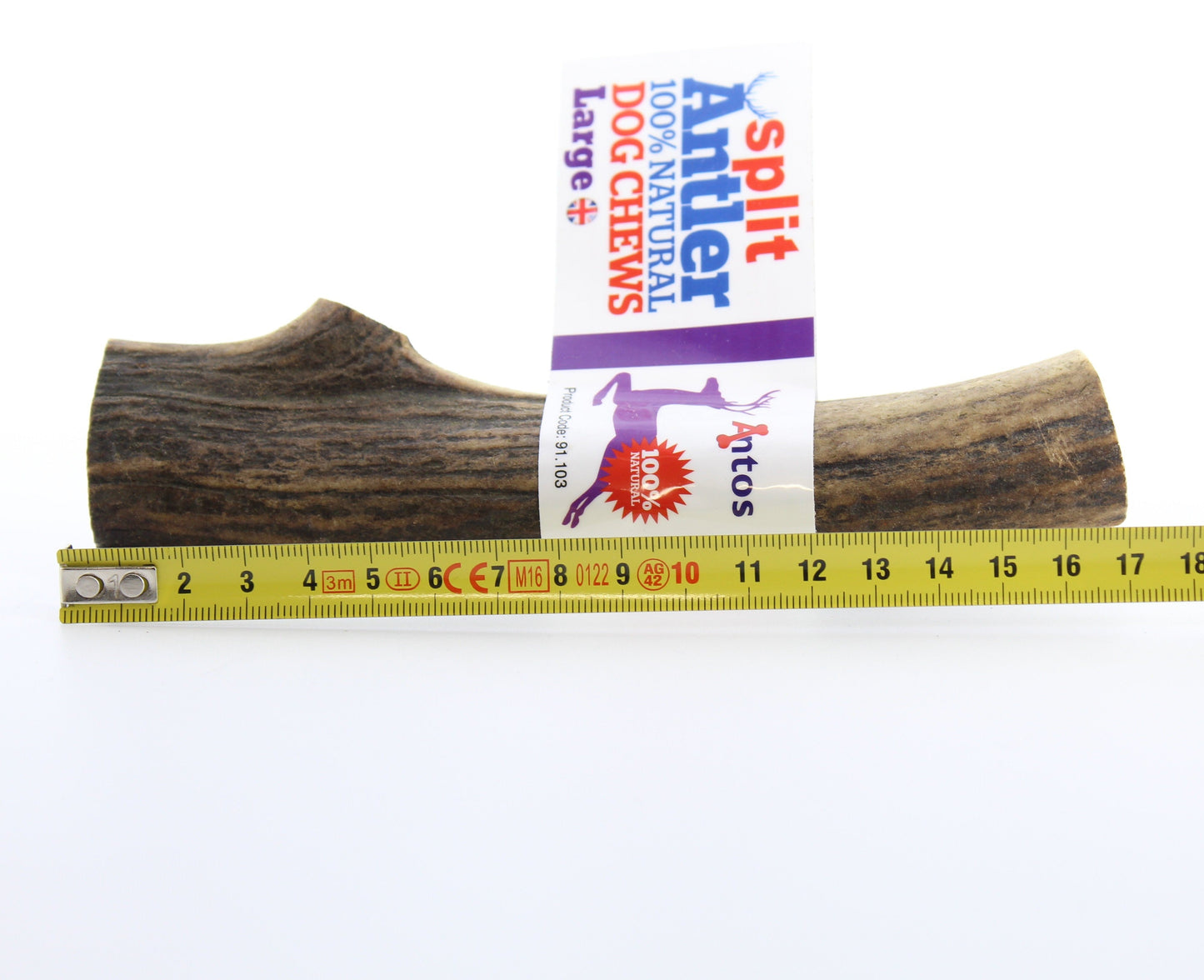 Antos Antler Split Large Natural Dog Chews 81 - 120g - 2