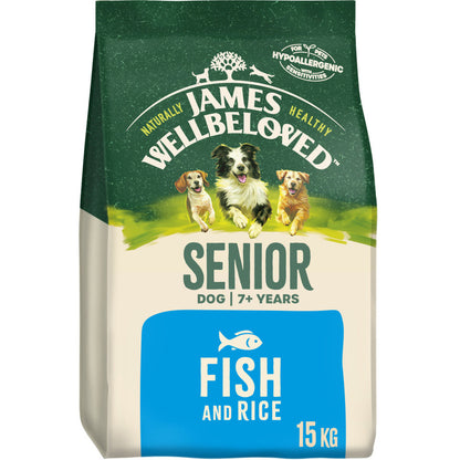 James Wellbeloved Senior Fish & Rice Dry Dog Food