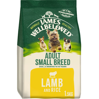 James Wellbeloved Adult Small Breed Lamb & Rice Dry Dog Food