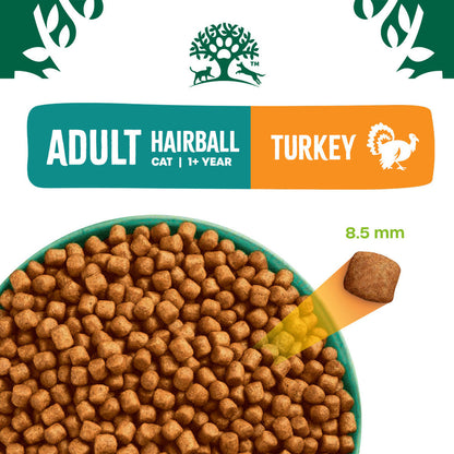 James Wellbeloved Adult Hairball Turkey Dry Cat Food - 1.5kg