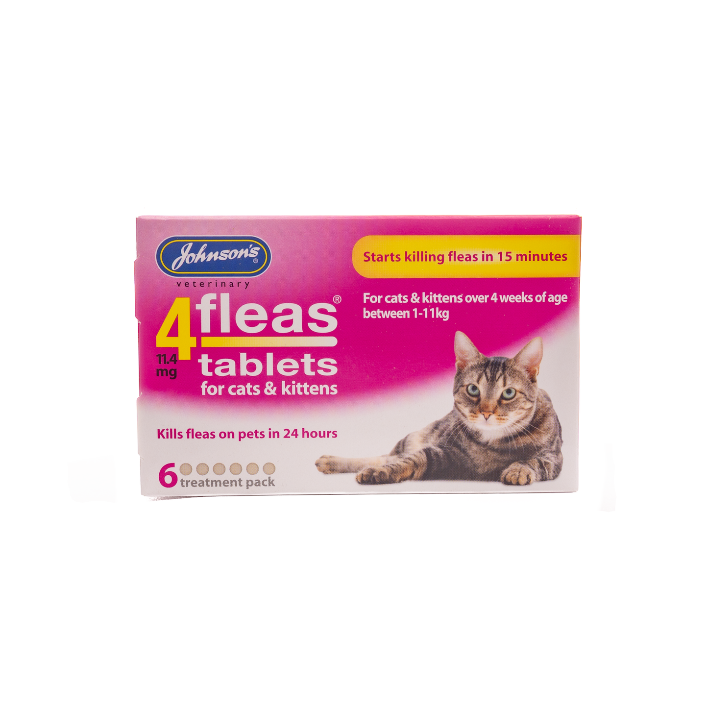 Johnsons 4fleas Tablets for Cats & Kittens
