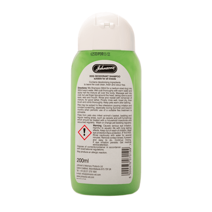 Johnsons Dog Deodorant Shampoo for Dogs
