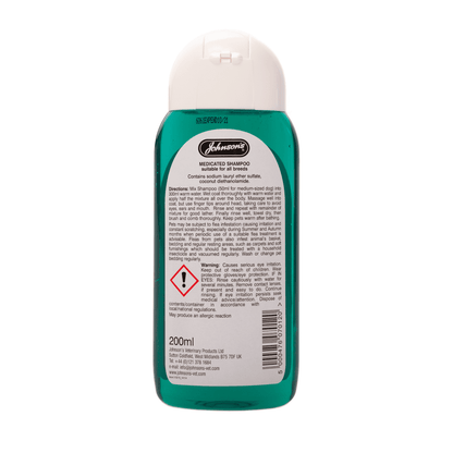 Johnsons Medicated Shampoo for Dogs
