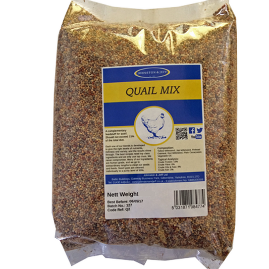 Johnston & Jeff Quail Mix Poultry Food 12.75kg