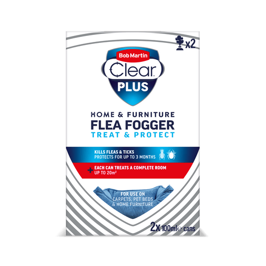 Bob Martin Clear Home Flea Fogger 2 x 100ml