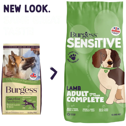 Burgess Sensitive Adult Lamb Dry Dog Food