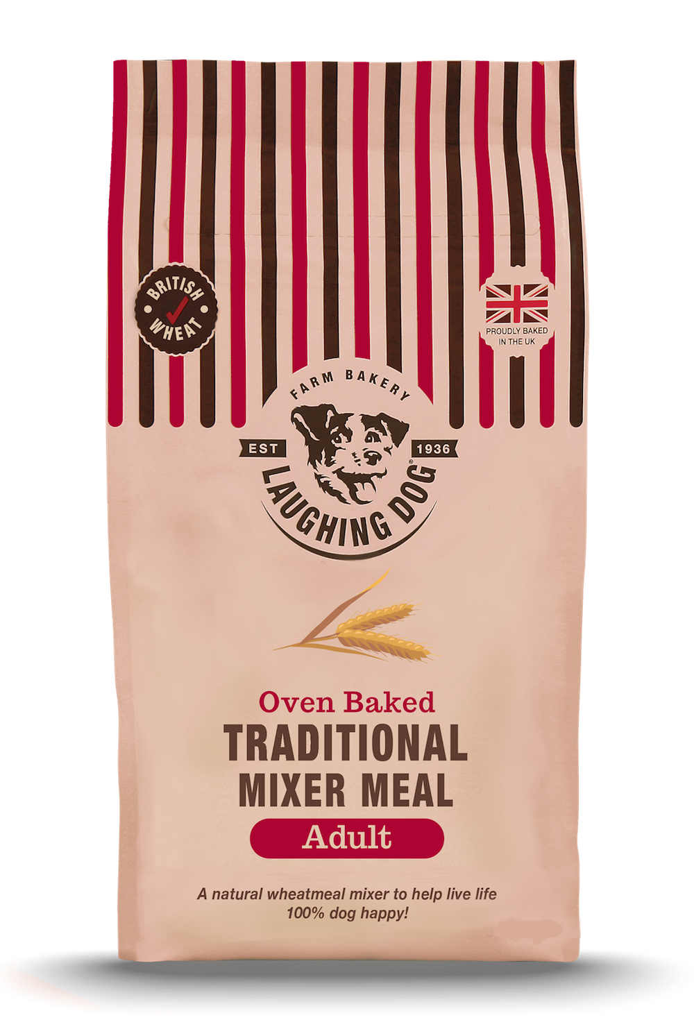 Laughing Dog Oven Baked Traditional Mixer Meal Adult Dry Dog Food