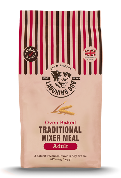 Laughing Dog Oven Baked Traditional Mixer Meal Adult Dry Dog Food