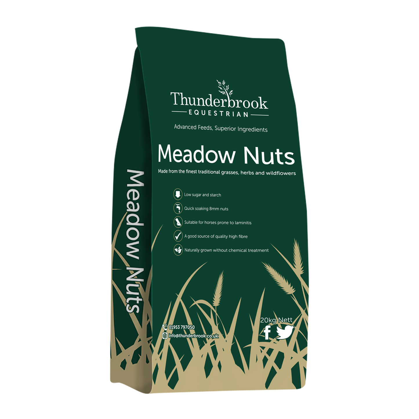 Thunderbrook Meadow Nuts Equine Food 20kg