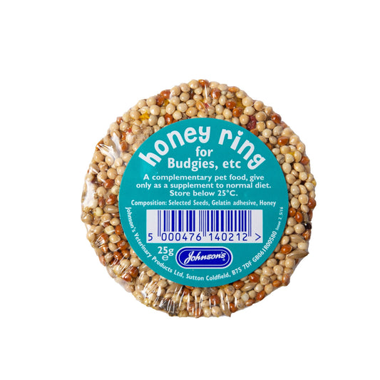 Johnsons Honey Rings for Budgies 25g